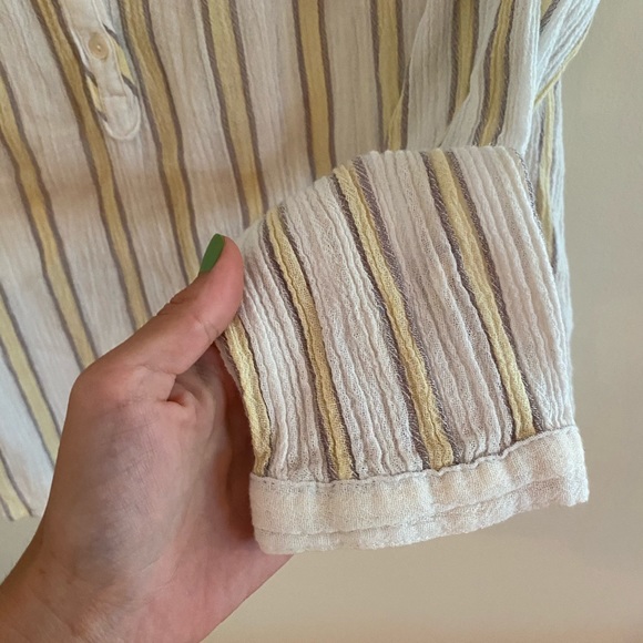 Lucky Brand Linen Top - Picture 2 of 6